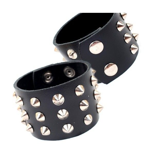 pieszczocha 3-rzędowa - CONE STUD BLACK