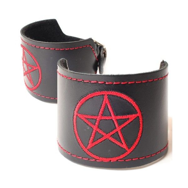 pieszczocha wyszywana PENTAGRAM (RED)