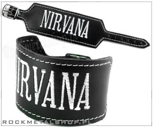 pieszczocha wyszywana NIRVANA (white)